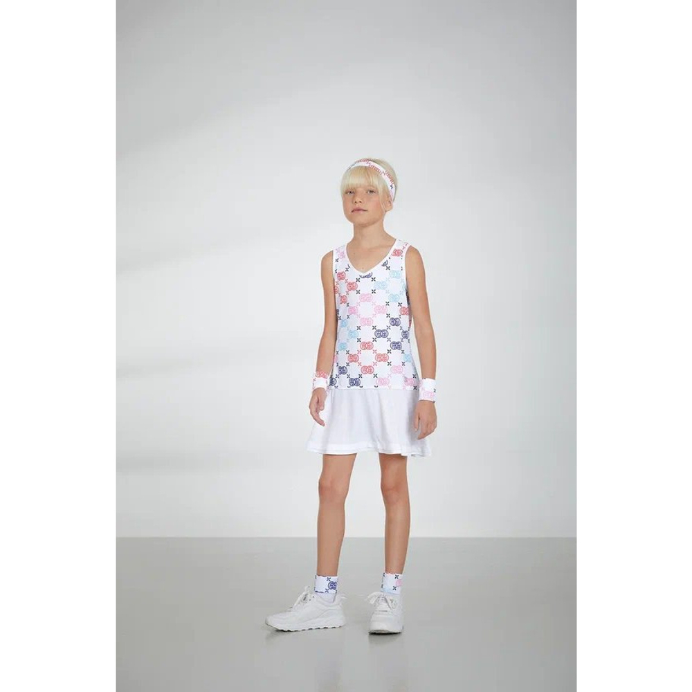 ОДЕЖДА ДЛЯ ТЕННИСА Девочки, Платье POIVRE BLANC DRESS .