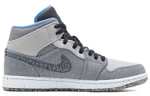 Air Jordan 1 Mid 'Crater Grey University Blue'