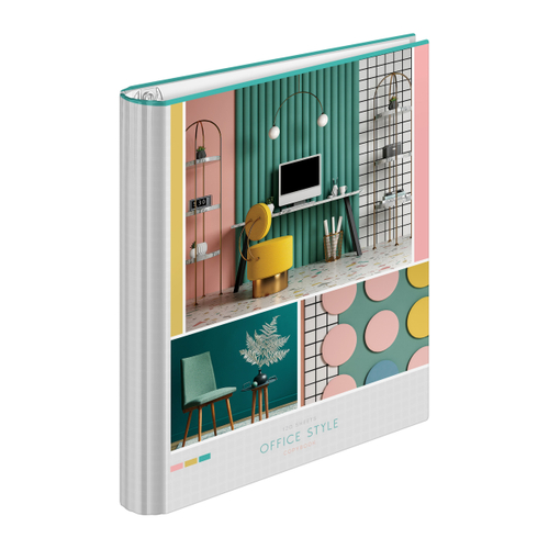 Тетрадь на кольцах А4, 100л., 7БЦ, ArtSpace "Офис. In style", глянцевая ламинация И