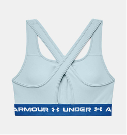 ТОП теннисный Under Armour Crossback Mid Bra - небесный
