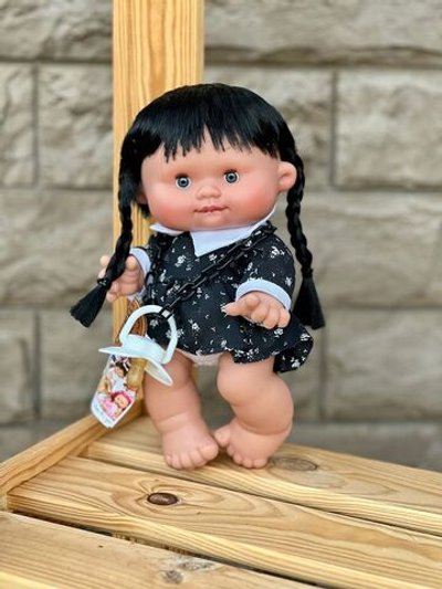Пупс Nines 26см PEPOTE BLACK с закрывающими глазками (N0455A2)