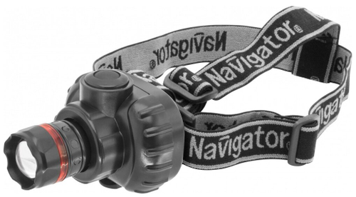 Фонарь Navigator 94 950 NPT-H03-3AAA налобн. 3 реж, фокус, 1LEDx1Вт, блист.