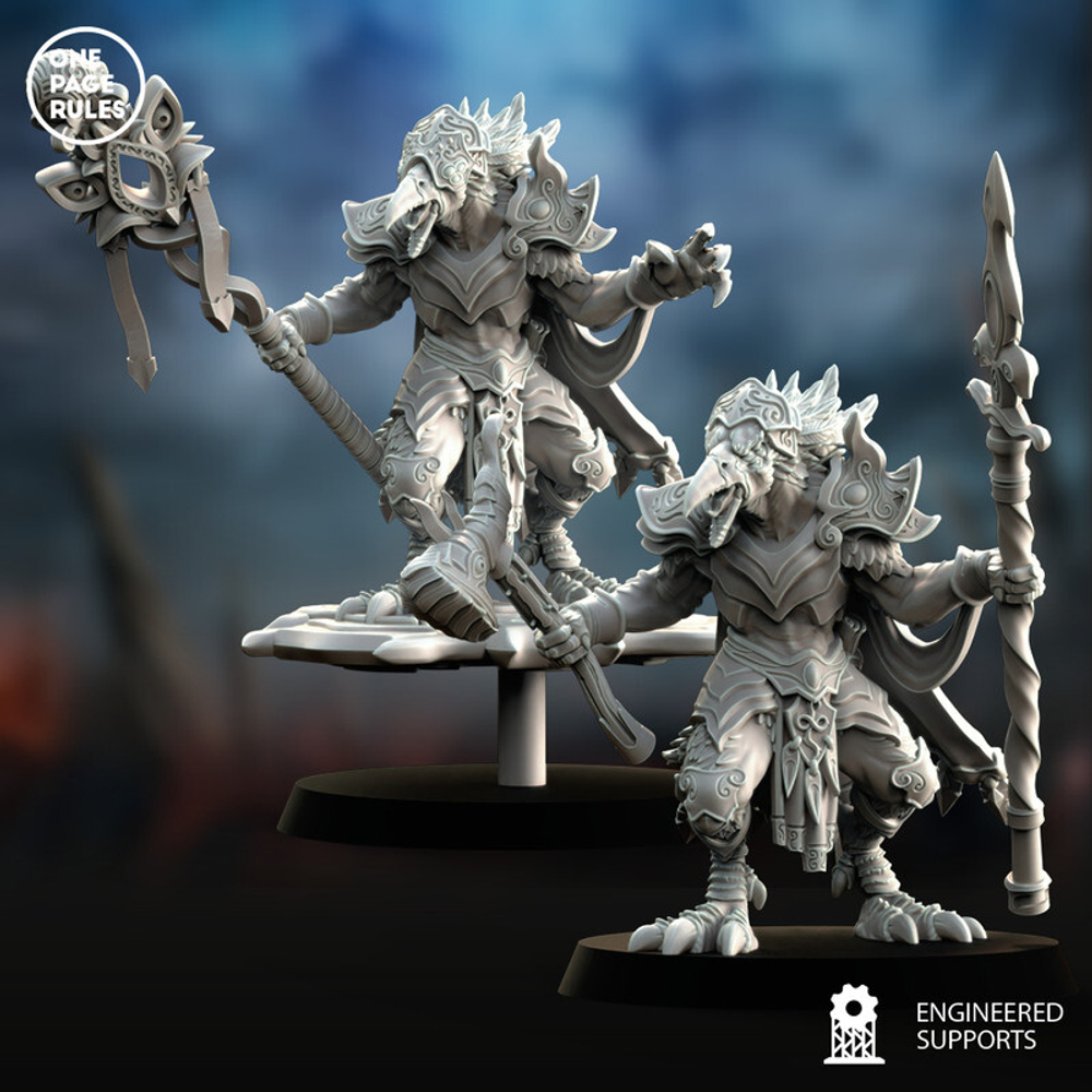 Grand Alliance Chaos Disciples of Tzeentch Tzaangors 1 шт. миниатюра для dnd, днд, pathfinder, фентези, Настольная игра, НРИ, Варгейм, РПГ