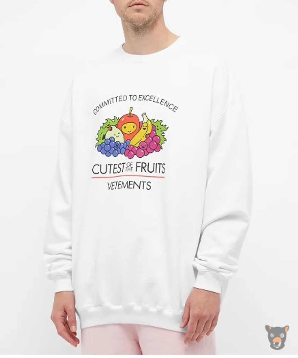 Свитшот Vetements "Fruits"