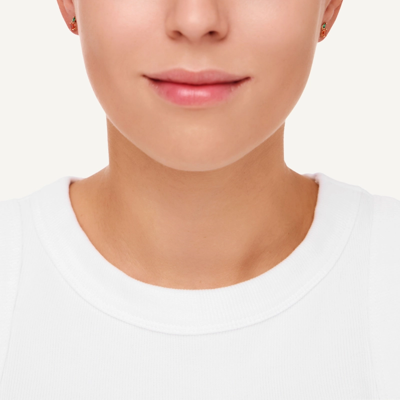 Серьги Фруктовые – Персик