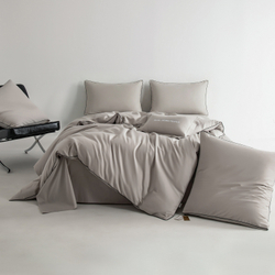 Комплект постельного белья Однотонный Сатин Элитный OCE002