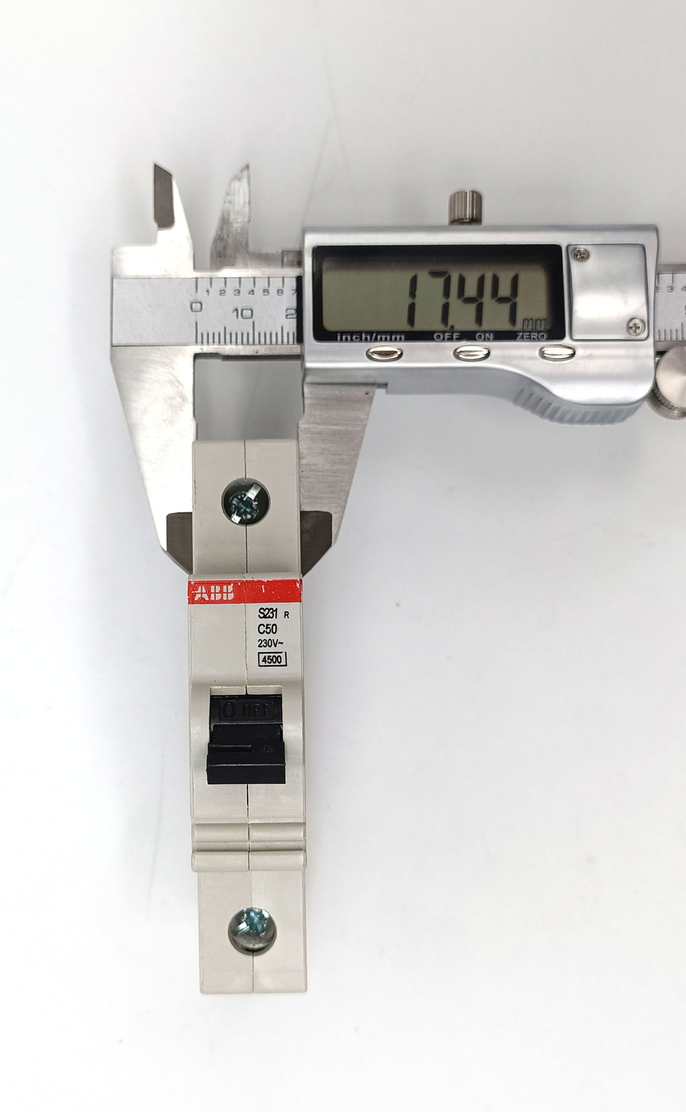 Автоматический выключатель ABB S231R C50, 50А 4,5кА 1п C