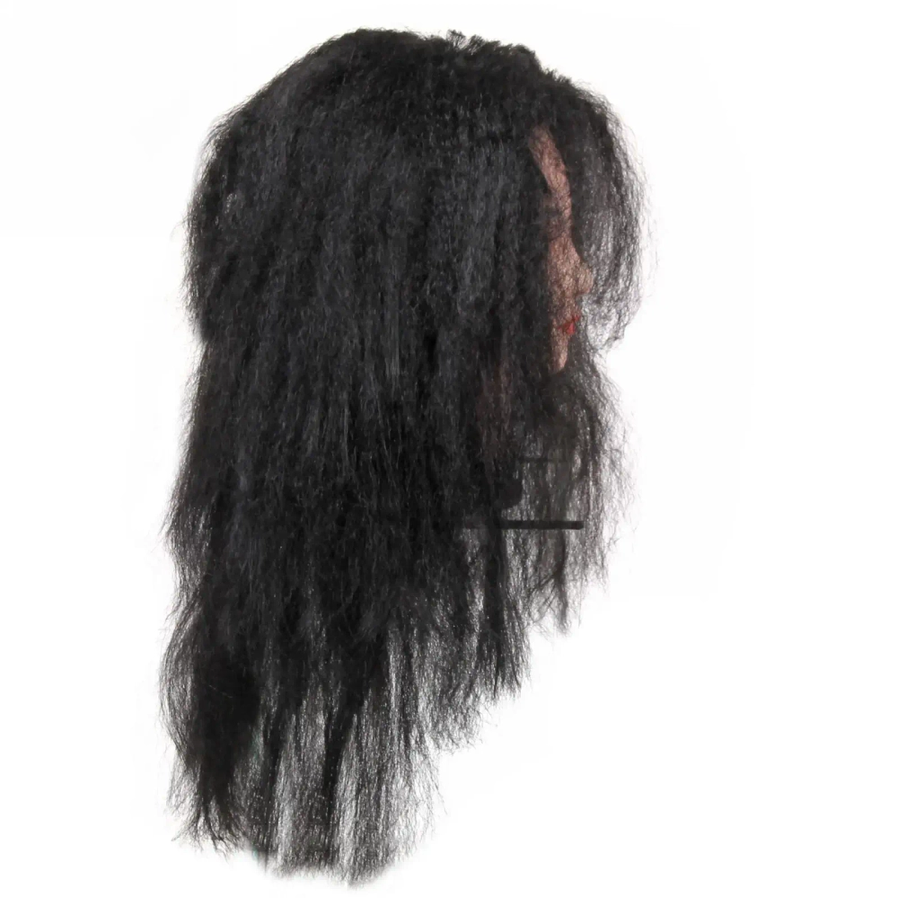 Парик карнавальный «Гофре объемное», Черный