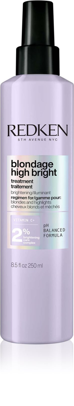 Redken Blondage High Bright - осветляющий уход за обесцвеченными или мелированными волосами /   250  ml  / GTIN 884486490315