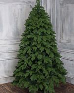 Ель с гирляндой встроенной «Парижанка» (Литая+пвх) 3,5 м