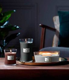 Черный перец, ароматическая свеча эллипс, WoodWick