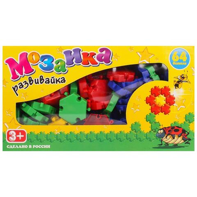 Мозаика-развивайка 64 дет. (Новокузнецк)