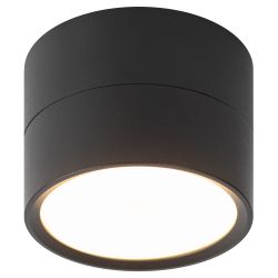 OL7 GX53 BK Подсветка ЭРА Накладной под лампу Gx53, алюминий, цвет черный | Накладные светильники