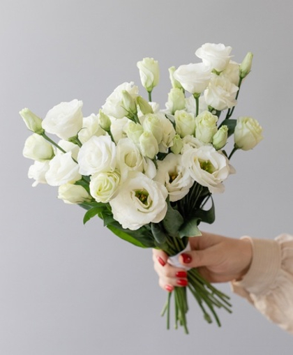 Букетик Эустомы «Марсала»