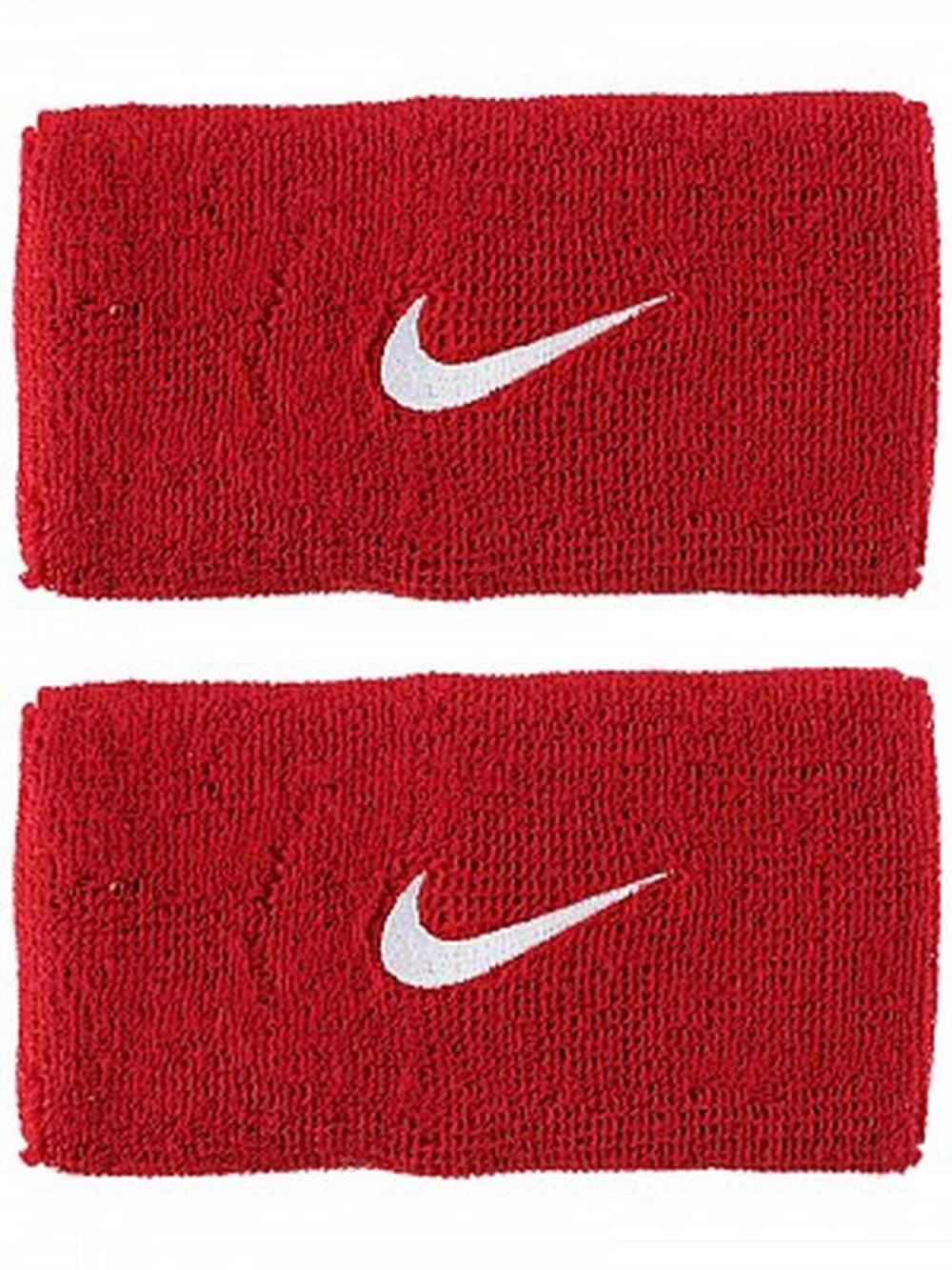 Теннисные напульсники Nike Swoosh Double-Wide Wristbands