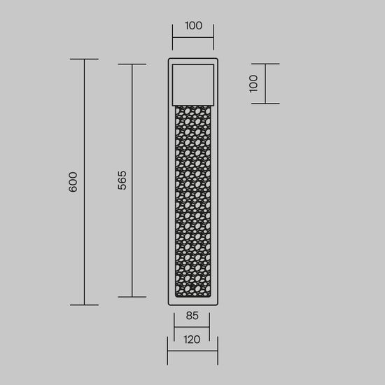 Настенный светильник (бра) Maytoni MOD474WL-L30B3K