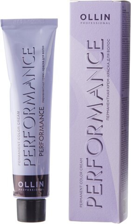 OLLIN PERFORMANCE 8/21 светло-русый фиолетово-пепельный 60мл Перманентная крем-краска для волос
