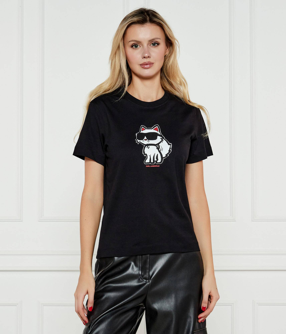 Футболка IKON SKETCH CHOUPETTE Karl Lagerfeld - черный(A1W17128)