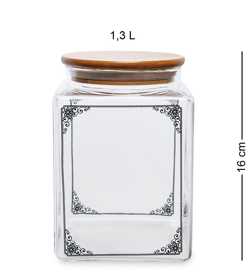 GS- 06 Банка для сыпучих «Антураж» 1,3л