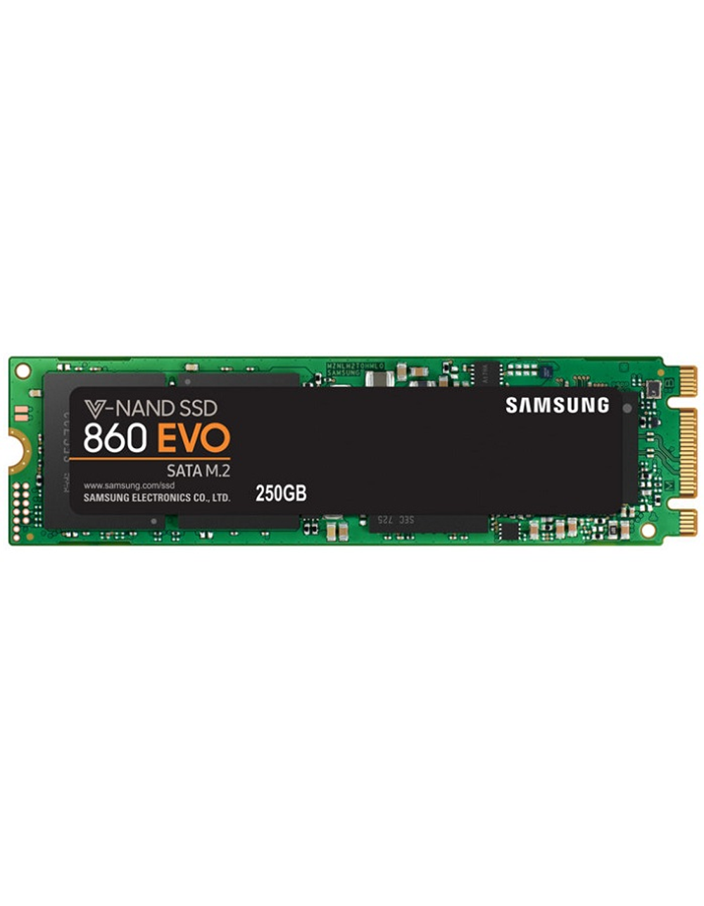SSD M.2 2280 (SATA) 250Gb Samsung 860 EVO (R550/W520MB/s) (MZ-N6E250BW) 1year