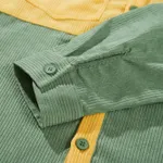 Рубашка YMKASHIX Velvet Button Зеленая