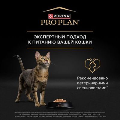 Влажный корм Pro Plan® HEALTHY START для котят с говядиной в соусе, Пауч 85 г