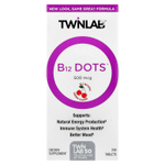 Twinlab, B-12 Dots, вишня, 500 мкг, 250 таблеток