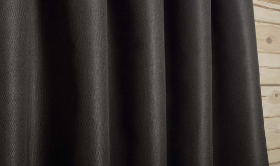 Готовая штора. Портьера под лён Oxford (венге)