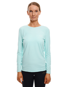 ЛОНГСЛИВ УТЕПЛЕННЫЙ ЖЕНСКИЙ WARM LONG SLEEVES TEE | AQUA