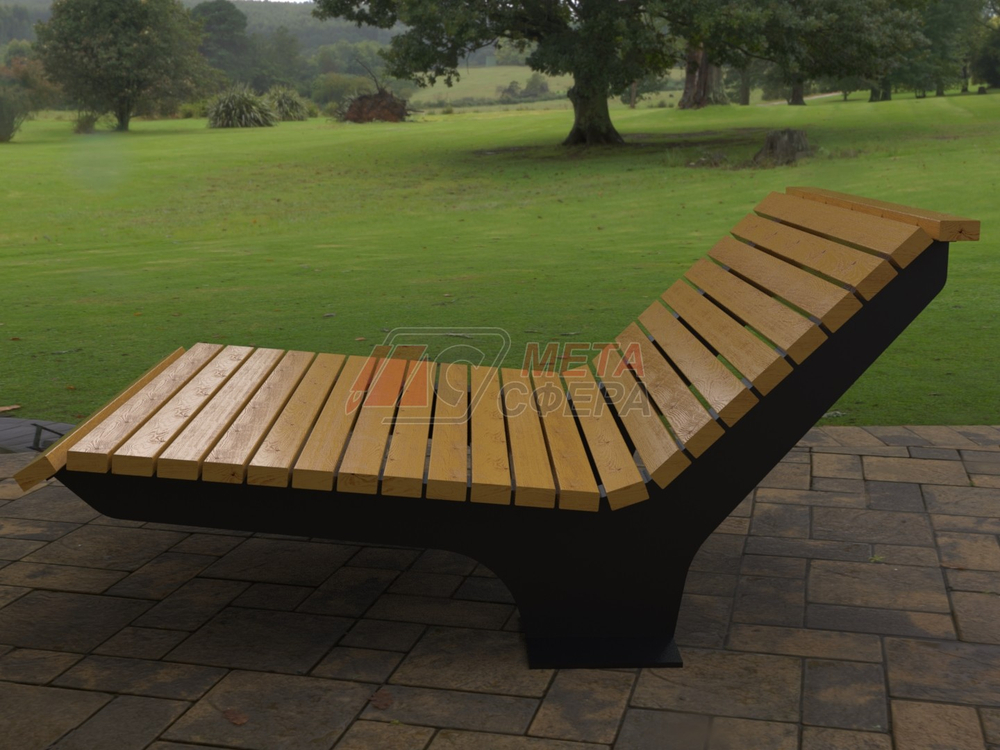 Лежак Promenade широкий