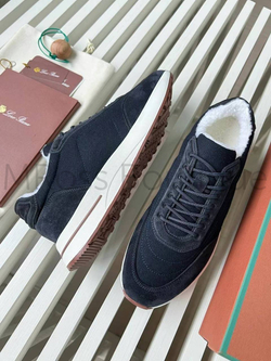 Мужские темно-синие зимние кроссовки Loro Piana Week End Walk Evo Sneakers