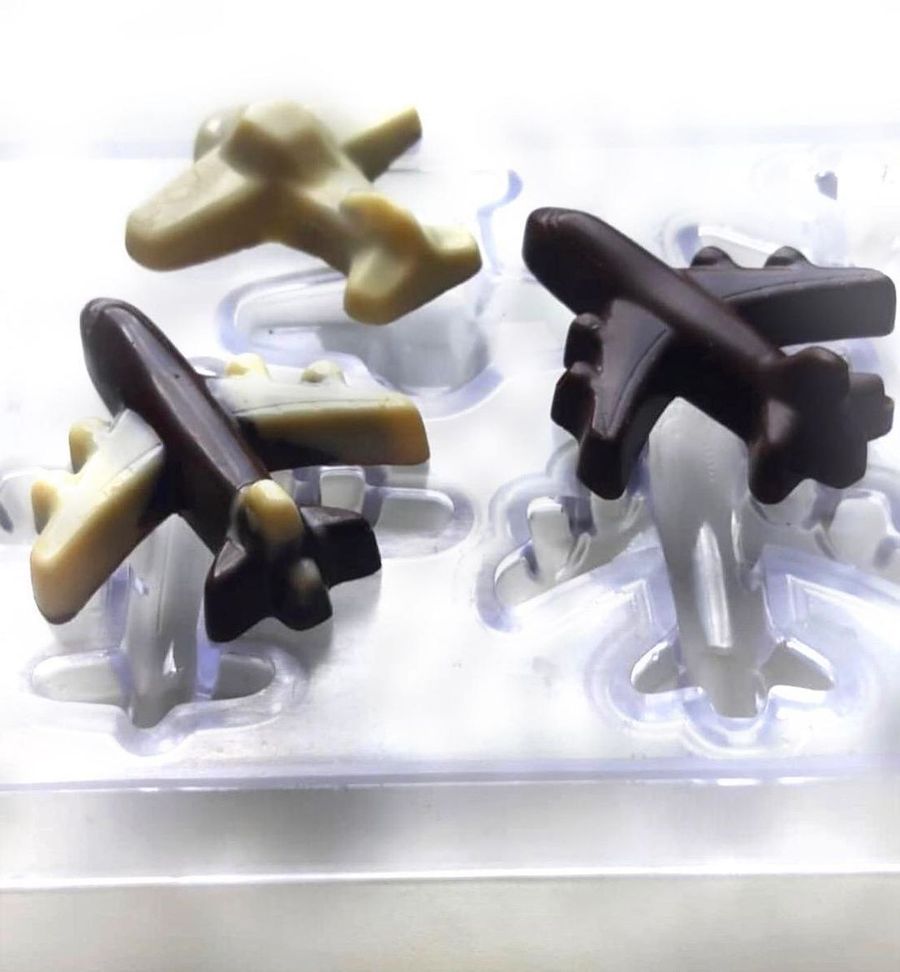 219 | Форма для шоколадных конфет "Самолеты" (275*135 мм)