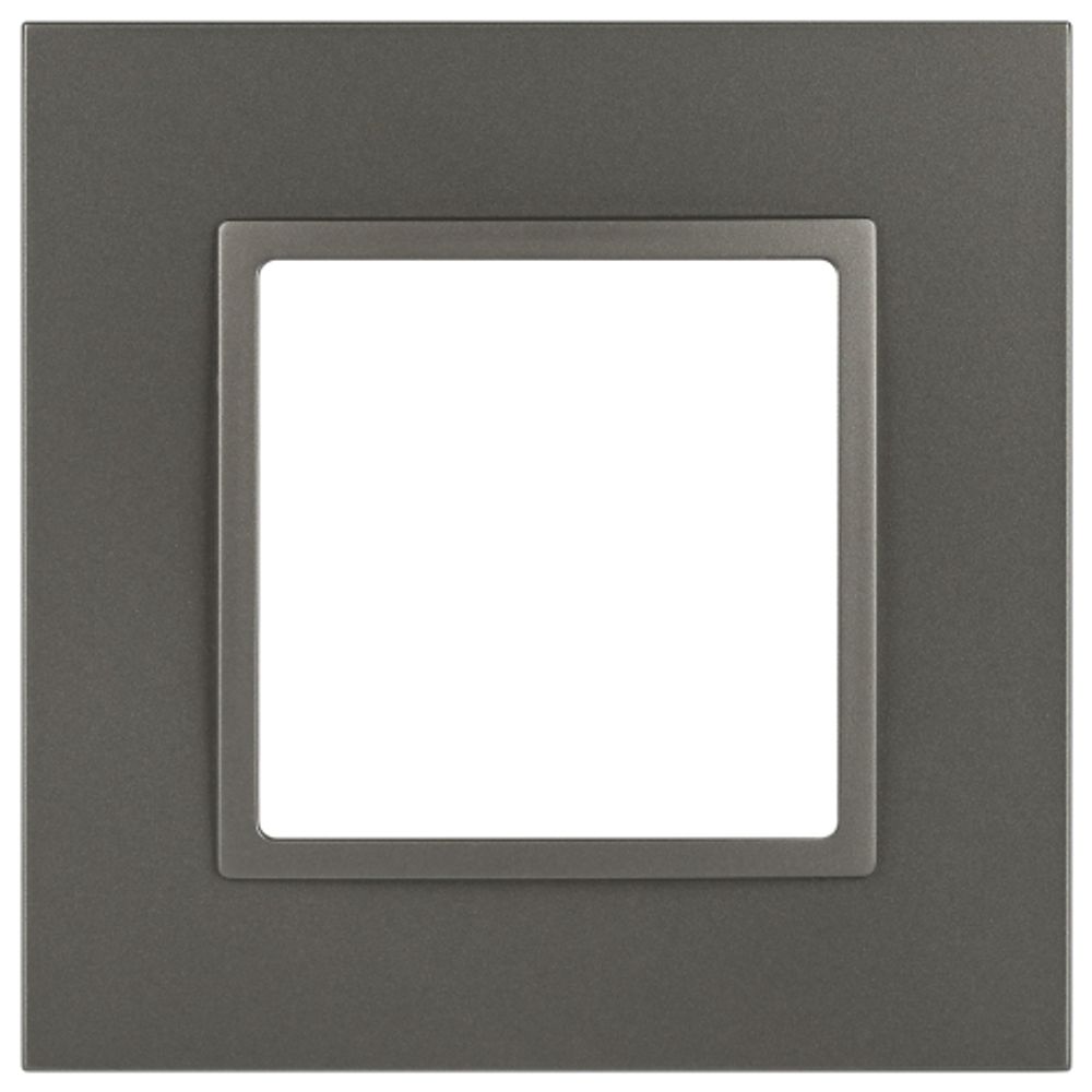 Рамка для розеток и выключателей ЭРА Elegance 14-5011-16 Classic, на 1 пост, титан