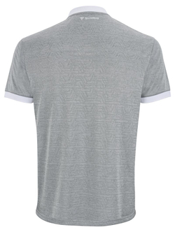 Футболка для мальчика теннисная Tecnifibre Team Mesh Polo - silver