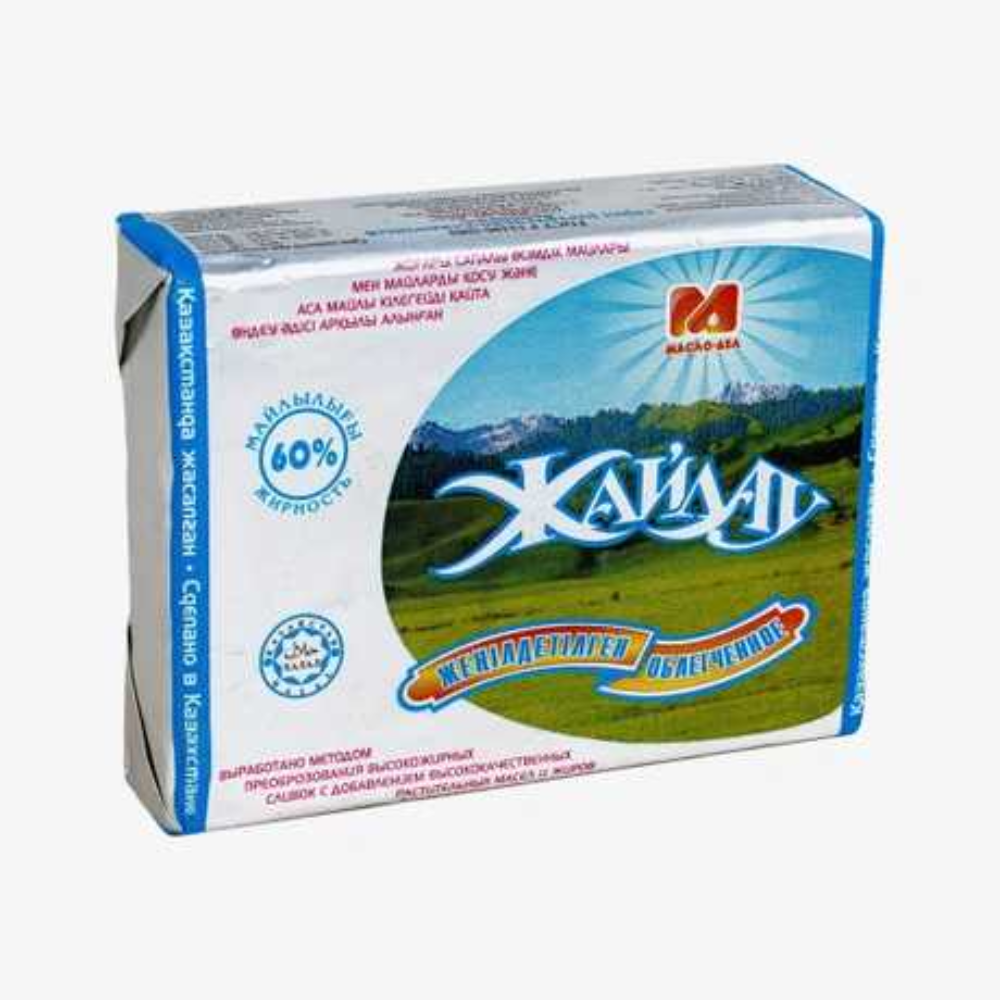 Масло сливочное Жайлау облегченное 60% 180 гр