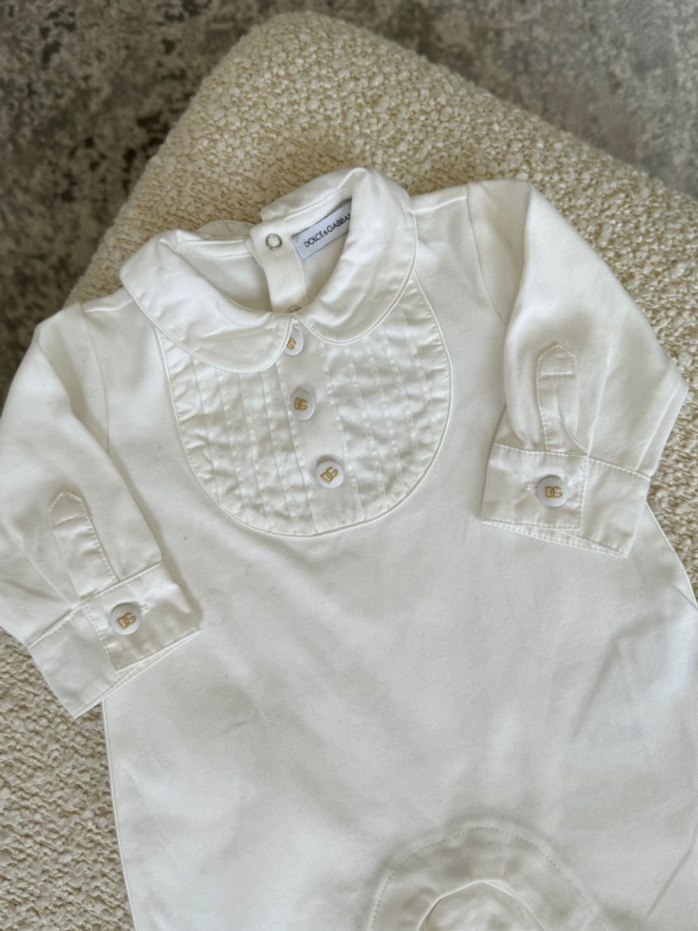 Новый хлопковый комбинезон слип Dolce & Gabbana, 56