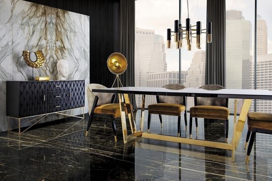 Стул BRILLON 27369 Испания бархат цвета охры и натуральное дерево