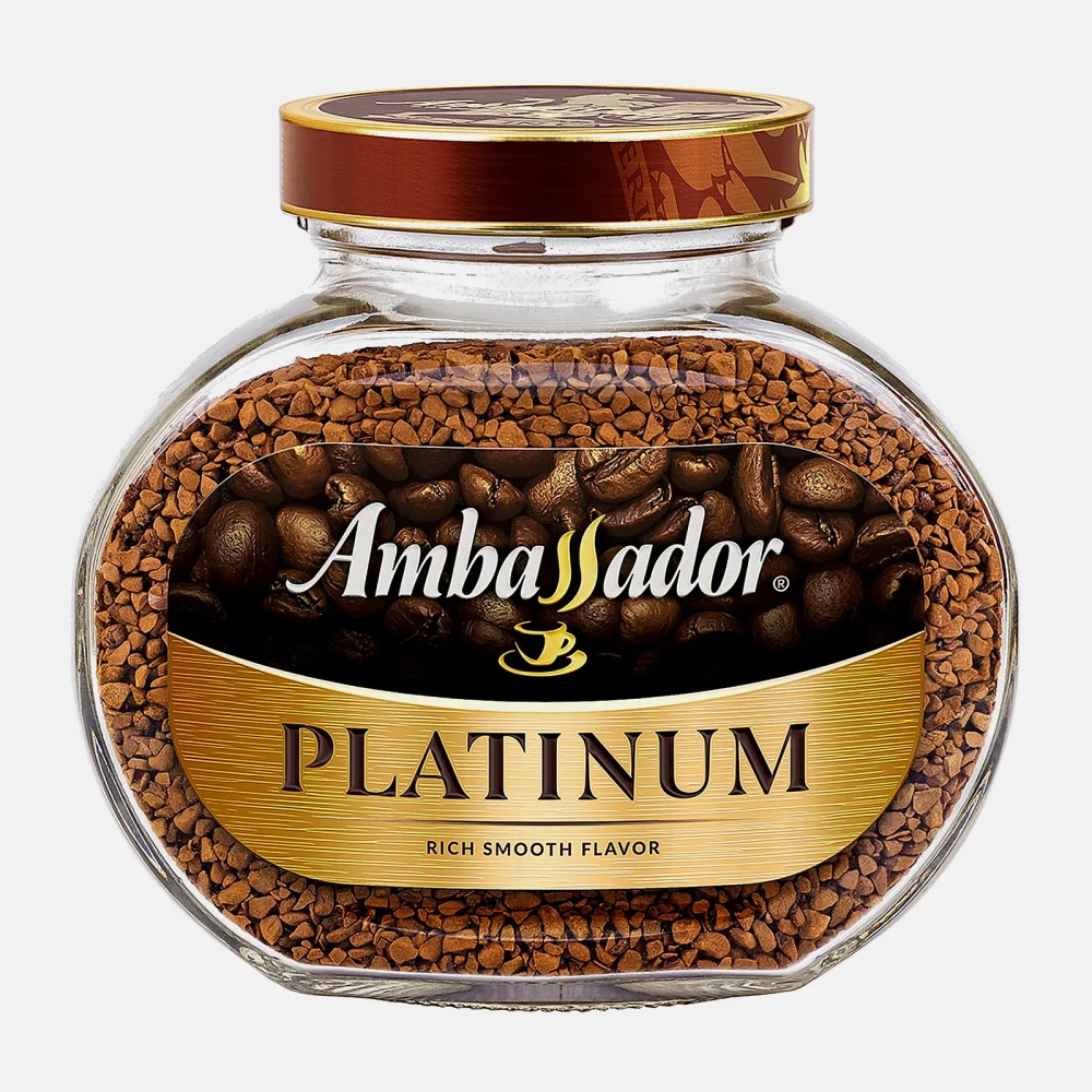 Кофе растворимый Ambassador Platinum 190г