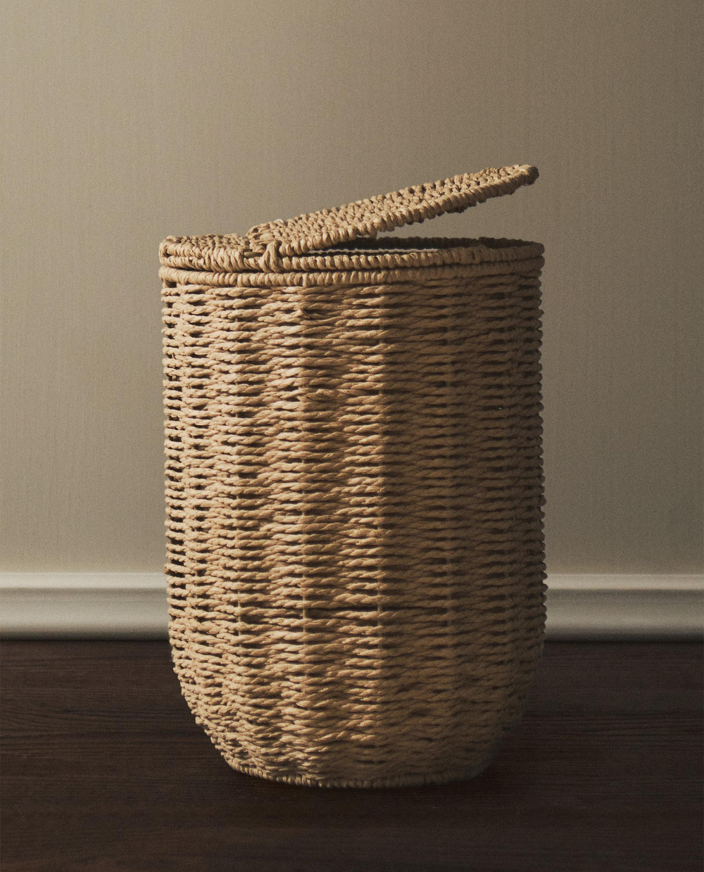 Zara Home Корзина из металла, цвет бежевый, 31 см