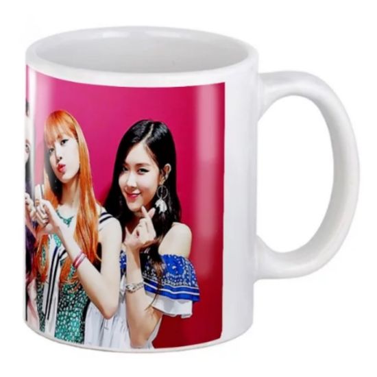 Кружка керамическая, Black Pink, 330 мл