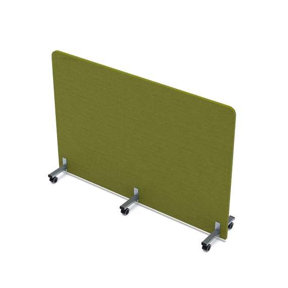 011.МП.1611 Акустическая мобильная перегородка на колесных опорах (1600*377*1100)