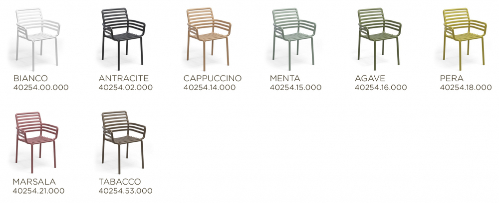 Кресло пластиковое Nardi Doga, агава