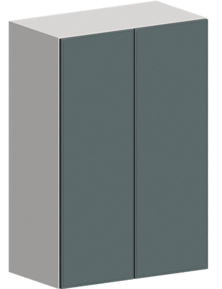 Кухня Модуль ШВВ 609 Белый / Бирюзовая мята