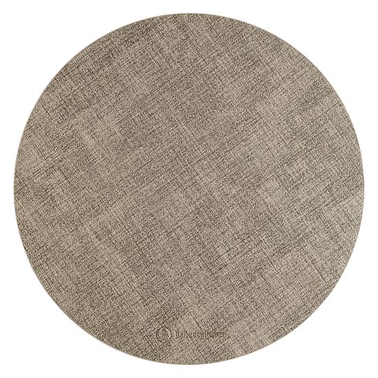 Набор из 4-х сервировочных салфеток leanera, D35 см, песочные