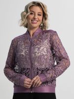 Жакет кружевной Индола (сиреневый) Б15108-3М LT Collection