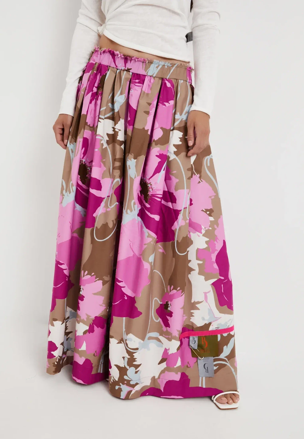 Юбка Макси розовый