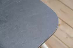 "Альбано" лаунж-зона 5-местная плетеная из роупа (веревки), каркас алюминиевый светло-серый, роуп серый меланж