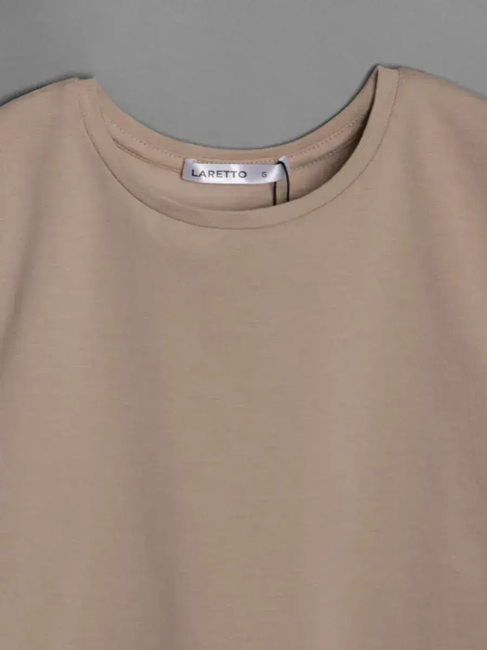 Футболка женская летняя, бежевая