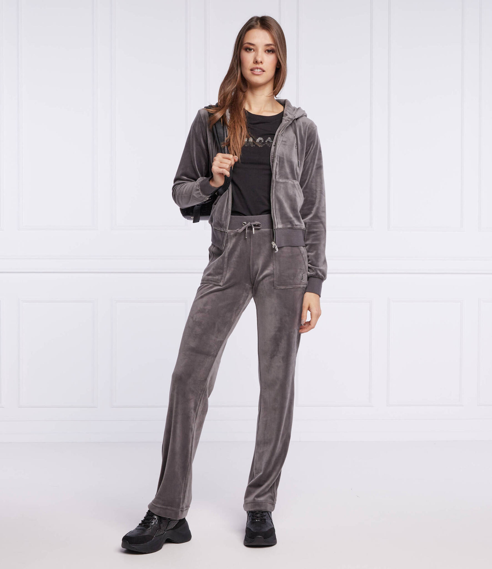 спортивные штаны del ray Juicy Couture - графитовый(JCAP180)