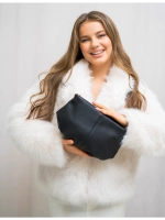 Сумка через плечо маленькая клатч натуральная кожа